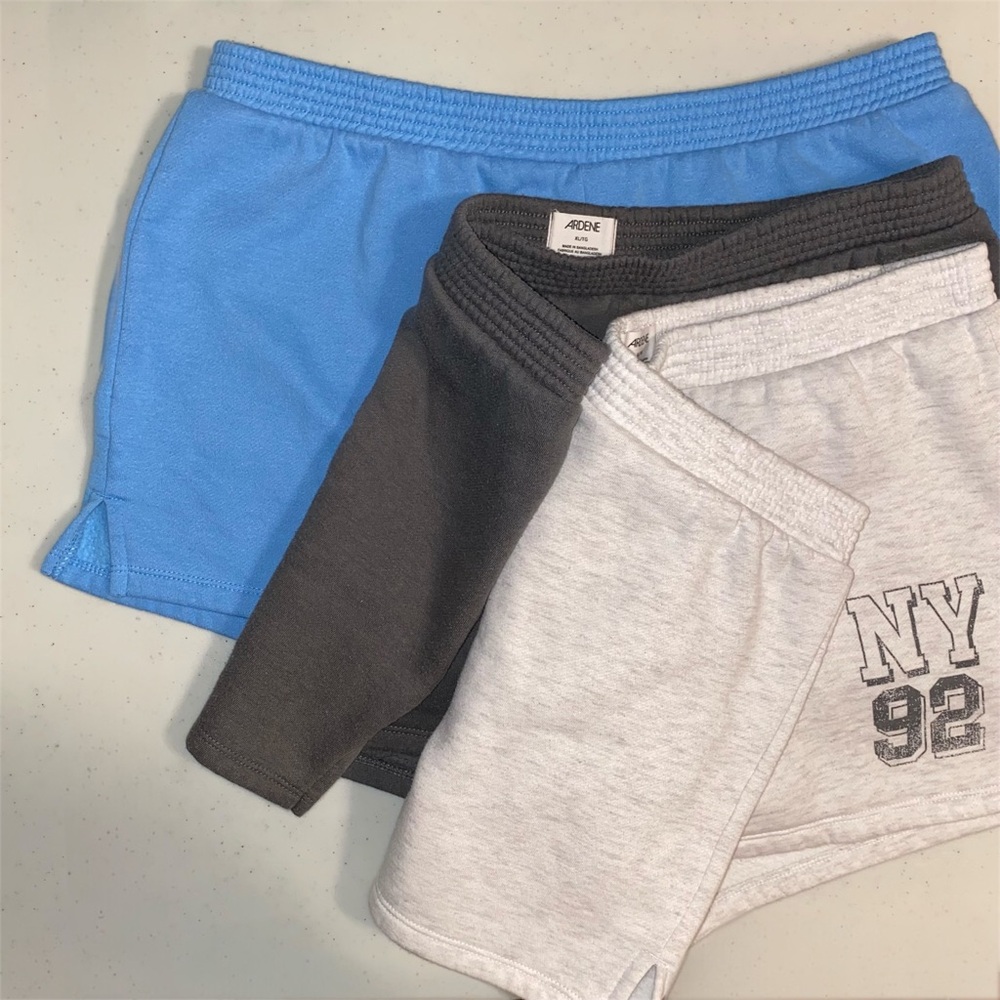 Ardene Casual Shorts 34" Waist in Light Grey, Dark Grey & Blue - Bundle of 3 - Picture 2 of 15